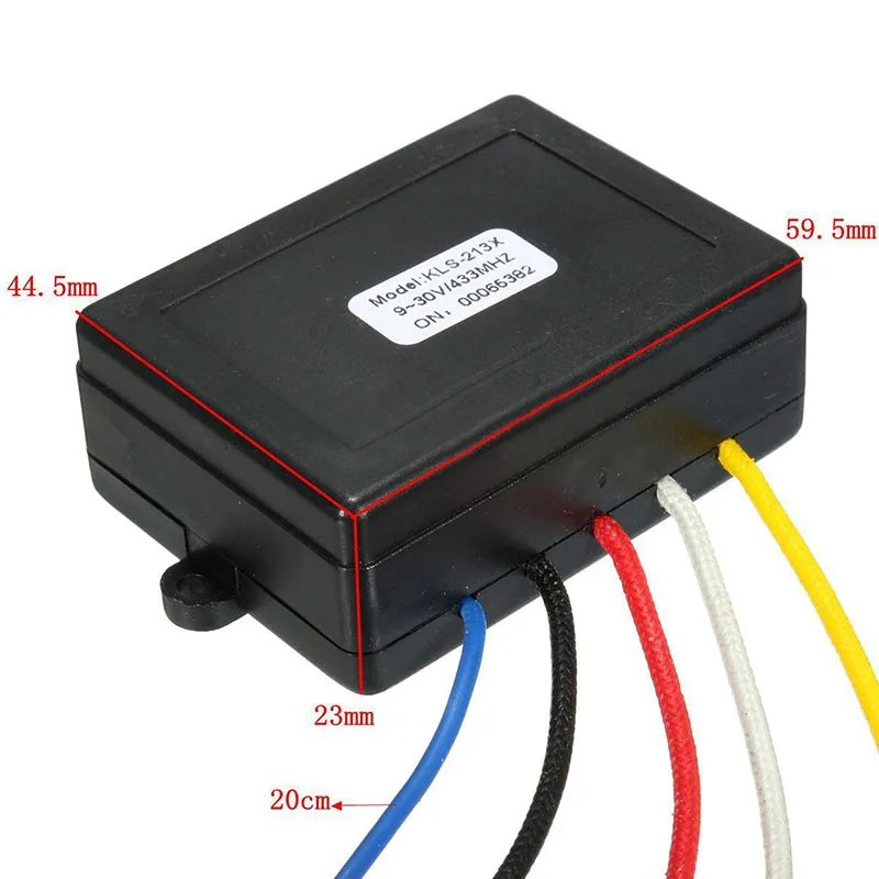 JXLCLYL 12-24V 50ft Winch Wireless Remote Control Switch For SUV Jeep ATV Truck