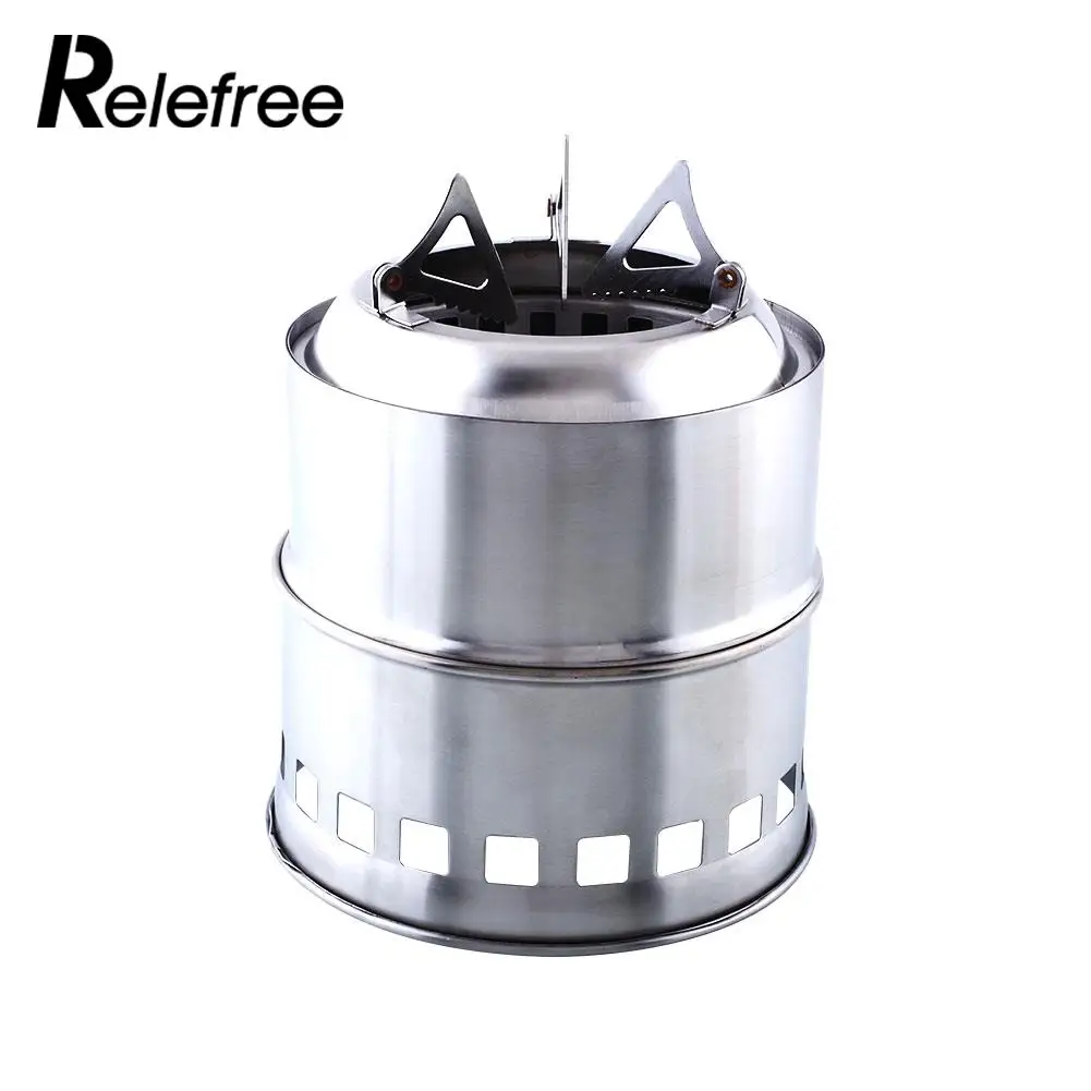 Relefree Solo Stainless Stove Titan Burning Camping Cook Light Storage Split Picnic BBQ Foldable
Relefree Solo Stainless Stove Titan Burning Camping Cook Light Storage Split Picnic BBQ Foldable