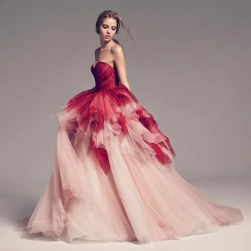 Vintage Mix Color Tulle Prom Gowns Pretty Ruffles Long Formal Dresses For Evening Party Robe De Soiree Longue 2018 Lace Up
Vintage Mix Color Tulle Prom Gowns Pretty Ruffles Long Formal Dresses For Evening Party Robe De Soiree Longue 2018 Lace Up