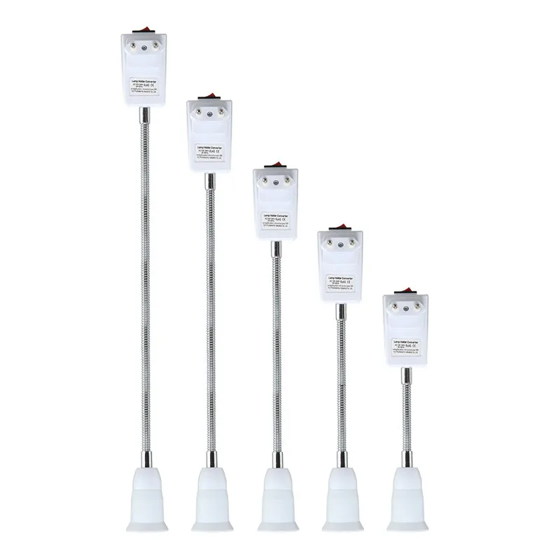 Jiguoor E27 Light Lamp Bulb Holder Flexible Extension Converter Switch Adapter Socket EU Plug
Jiguoor E27 Light Lamp Bulb Holder Flexible Extension Converter Switch Adapter Socket EU Plug