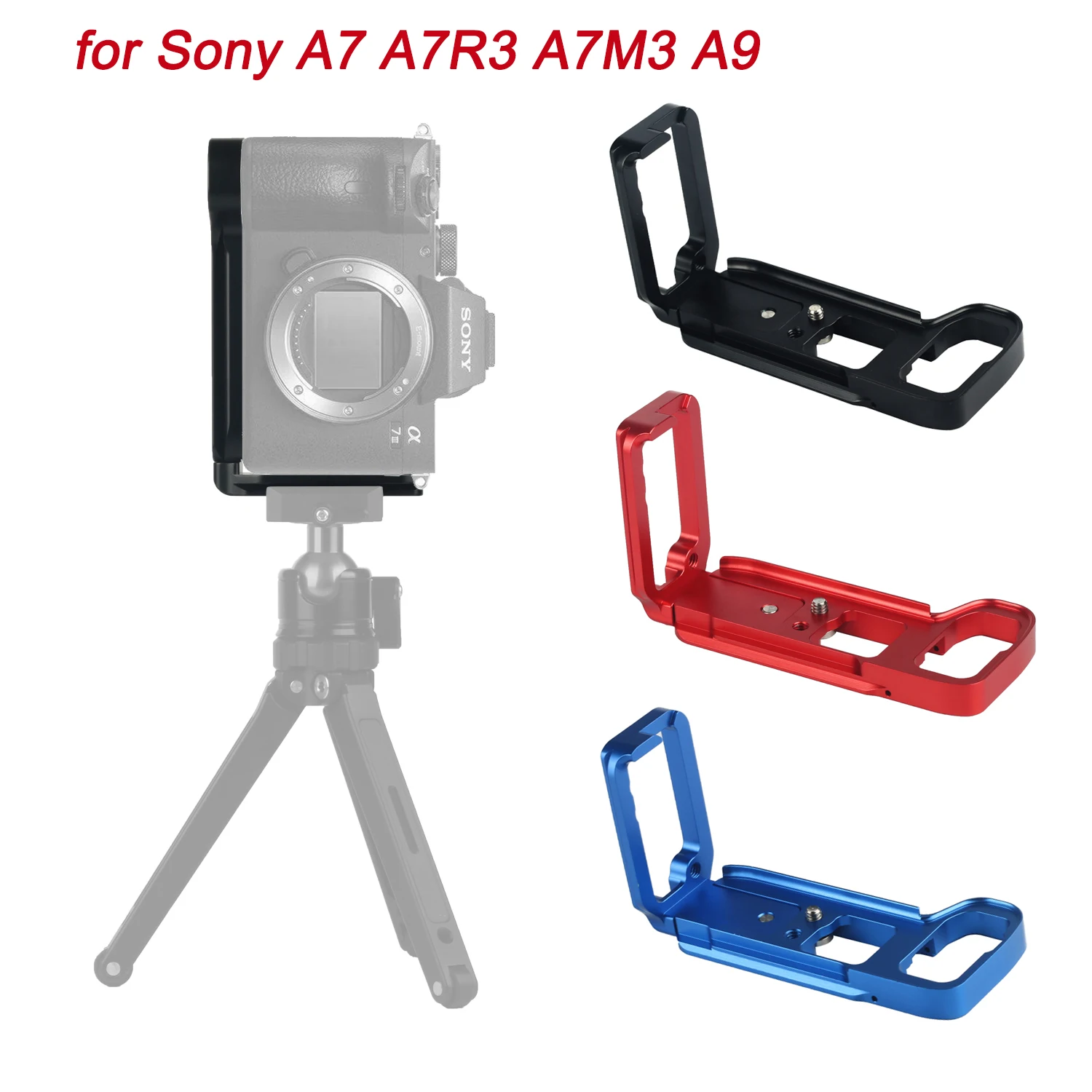 Quick Release A7R III L Plate Bracke Holder hand Grip Mounting Side Plate for Sony A7 A7R3 A7M3 A9 Baseplate L Plate
Quick Release A7R III L Plate Bracke Holder hand Grip Mounting Side Plate for Sony A7 A7R3 A7M3 A9 Baseplate L Plate