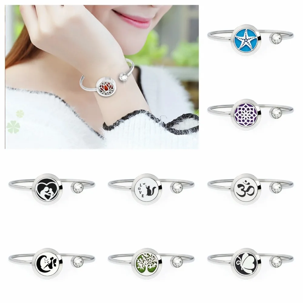 Love cat mom with child starfish Essential oil 20mm Diffuser locket bangle Stainless Steel Bracelet Rotatable bracelet 10 pads
Love cat mom with child starfish Essential oil 20mm Diffuser locket bangle Stainless Steel Bracelet Rotatable bracelet 10 pads