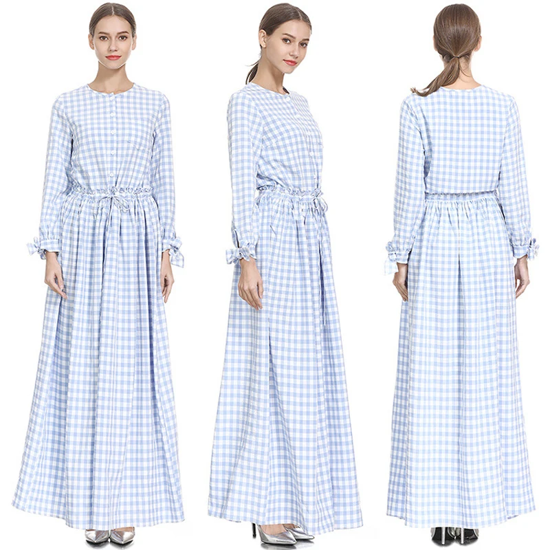 ZADORIN Maxi Dresses For Women Long Sleeve Plaid Bandage Dress Elegant Long Casual Party Office Boho Dress White Summer Dress
ZADORIN Maxi Dresses For Women Long Sleeve Plaid Bandage Dress Elegant Long Casual Party Office Boho Dress White Summer Dress