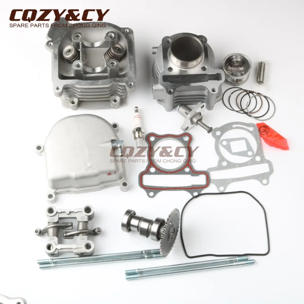 

44mm 60cc NON EGR BIG BORE CYLINDER & Camshaft & Tensioner for TANK Urban 50 Sporty 50 GY6 50cc 139QMB 4-stroke Scooter