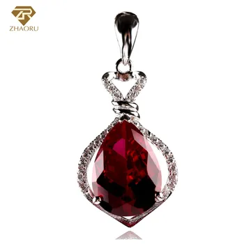 Zhaoru 925 Sterling Silver Ruby Pendant Fit Necklace Fine Jewelry AAA Zircon Pendant Wonmen Jewelry
Zhaoru 925 Sterling Silver Ruby Pendant Fit Necklace Fine Jewelry AAA Zircon Pendant Wonmen Jewelry