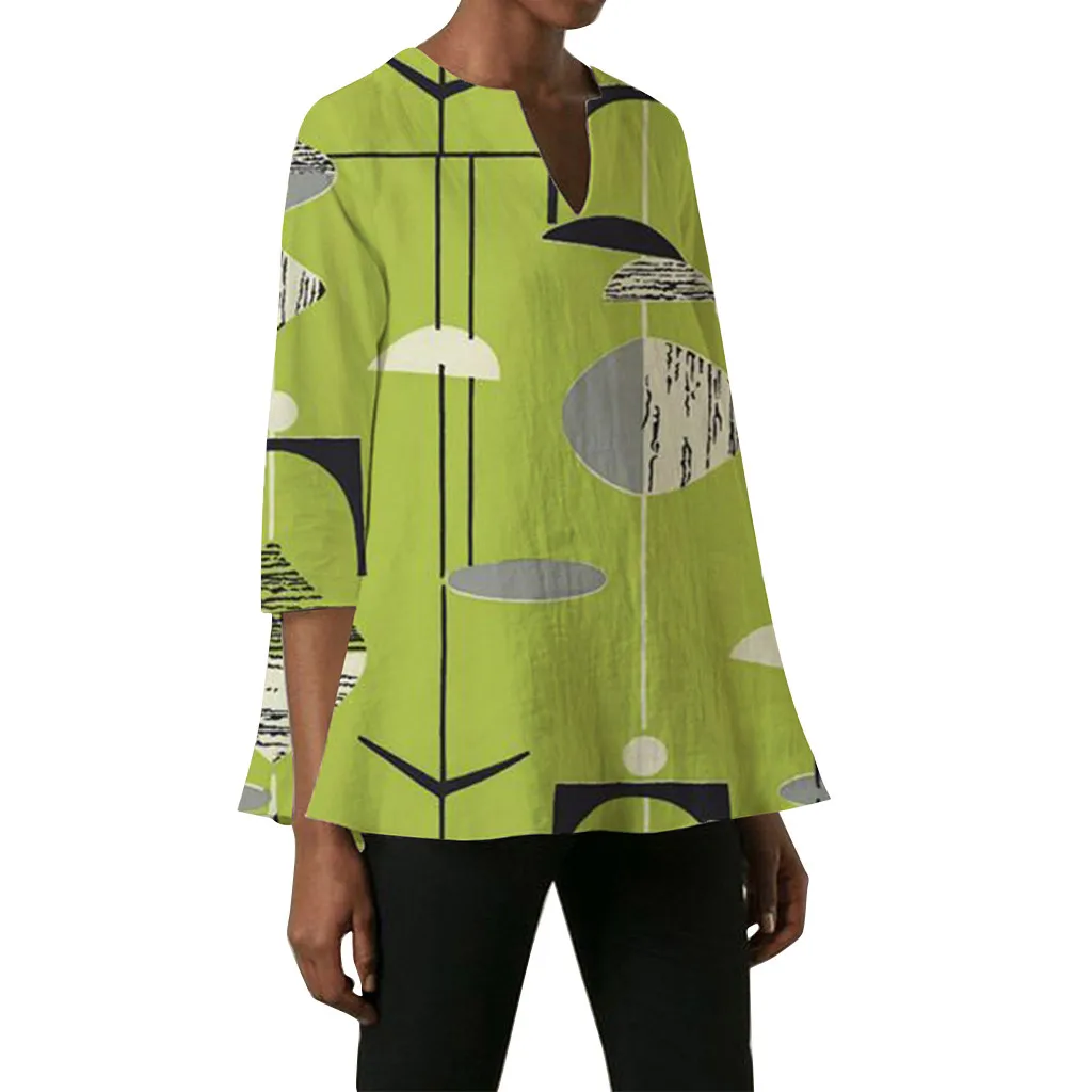 feitong Plus Size Women V-neck Printing Middle Sleeve Shirts Easy Tops Blouses ladies tops and blouses 2019 blusas largas mujer
feitong Plus Size Women V-neck Printing Middle Sleeve Shirts Easy Tops Blouses ladies tops and blouses 2019 blusas largas mujer