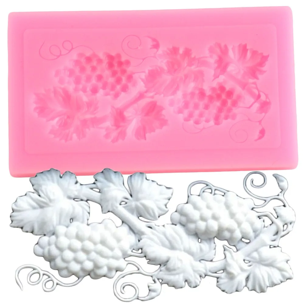 Grape Silicone Mold Border Fondant Molds DIY Cake Decorating Tools Candy Clay Chocolate Gumpaste Mould Cupcake Baking Moulds
Grape Silicone Mold Border Fondant Molds DIY Cake Decorating Tools Candy Clay Chocolate Gumpaste Mould Cupcake Baking Moulds