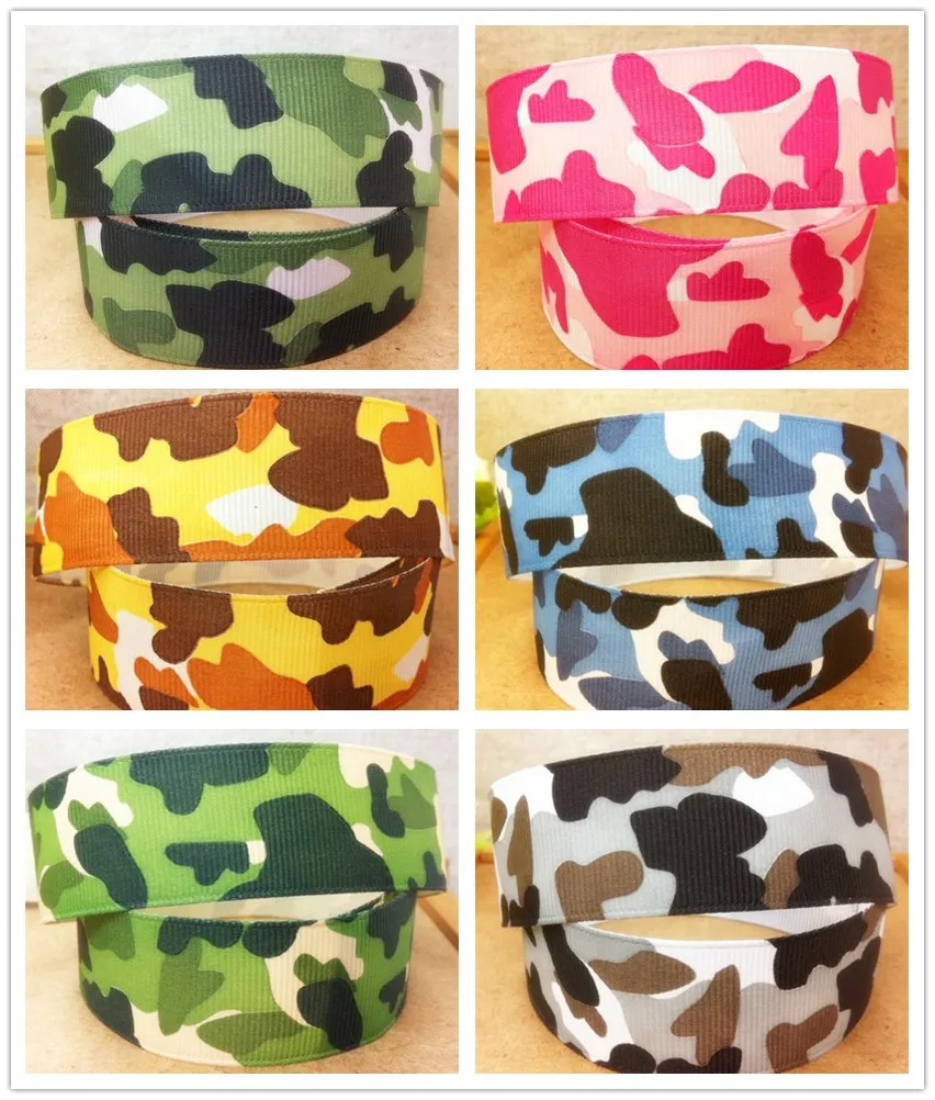 New Arrival 1'' (25mm) camouflag pattern printed Grosgrain ribbon Cartoon Ribbon DIY hairbow gift wrapping garment accessory
New Arrival 1'' (25mm) camouflag pattern printed Grosgrain ribbon Cartoon Ribbon DIY hairbow gift wrapping garment accessory