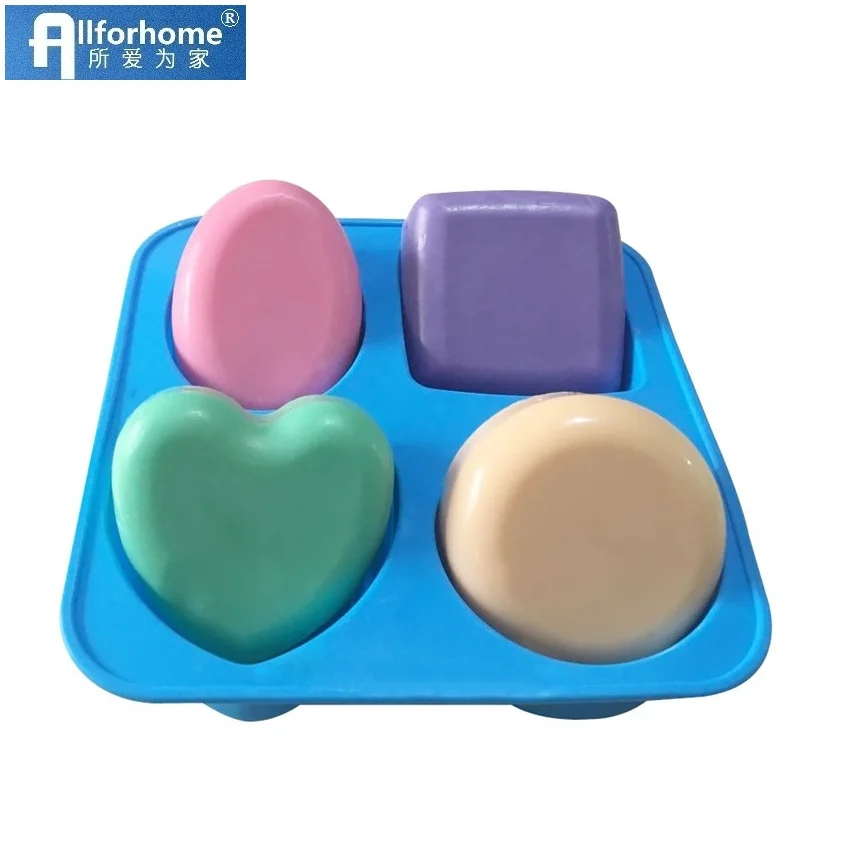 4 Cavities Heart Square Round Oval Geometry Silicone Soap Mold Silicone Cake Baking Pan Muffin Cup Mousse Mold Soap DIY Mould
4 Cavities Heart Square Round Oval Geometry Silicone Soap Mold Silicone Cake Baking Pan Muffin Cup Mousse Mold Soap DIY Mould