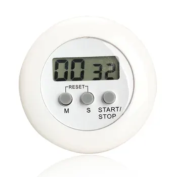 Round Magnetic LCD Digital Kitchen Countdown Timer Alarm with Stand White Kitchen Timer Practical Cooking Timer Alarm Clock
Round Magnetic LCD Digital Kitchen Countdown Timer Alarm with Stand White Kitchen Timer Practical Cooking Timer Alarm Clock
