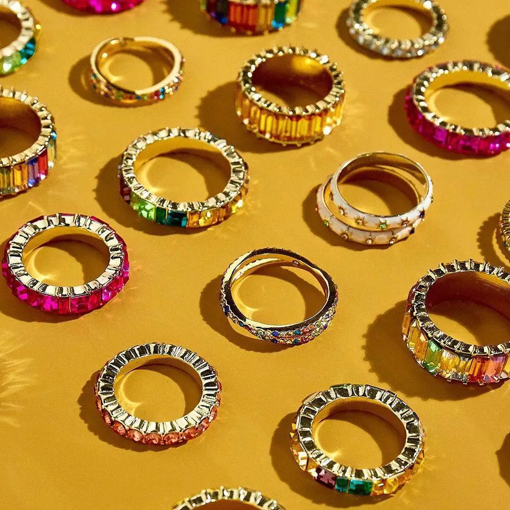 Miwens adorno Bar Multicolor brillantes anillos de cristal para mujer joyería nupcial encanto corazón dedo anillos lindo Maxi San Valentín Bijoux
Miwens adorno Bar Multicolor brillantes anillos de cristal para mujer joyería nupcial encanto corazón dedo anillos lindo Maxi San Valentín Bijoux