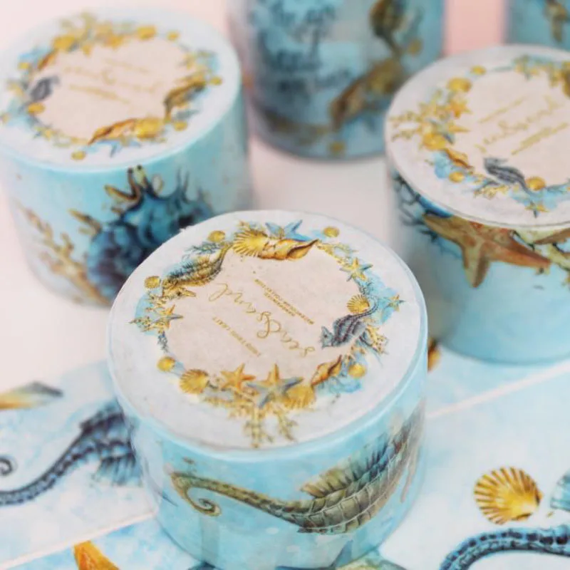 1 Pcs Cute Japanese Style Sea Sand Hippocampus Shell Starfish DIY Masking Washi Tape Scrapbooking Stationery Label Stickers
1 Pcs Cute Japanese Style Sea Sand Hippocampus Shell Starfish DIY Masking Washi Tape Scrapbooking Stationery Label Stickers