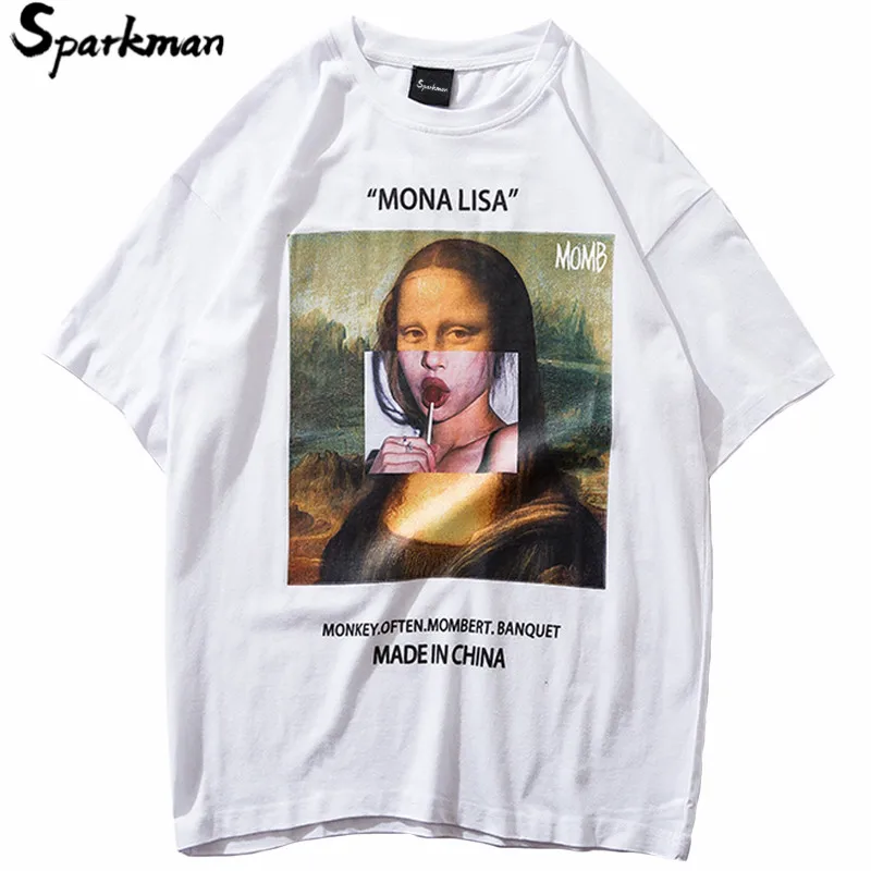 Summer 2019 Hip Hop T Shirt Streetwear Men Funny Mona Lisa T-Shirt Cotton Fashion Harajuku Tshirt Short Sleeve Tops Tees Hipster
Summer 2019 Hip Hop T Shirt Streetwear Men Funny Mona Lisa T-Shirt Cotton Fashion Harajuku Tshirt Short Sleeve Tops Tees Hipster