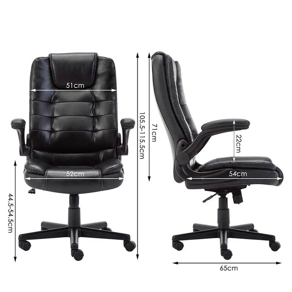 IntimaTe WM Heart Leather Office Executive Chair with Foldable Arms Ergonomic Swivel Computer Desk Chair A35
IntimaTe WM Heart Leather Office Executive Chair with Foldable Arms Ergonomic Swivel Computer Desk Chair A35