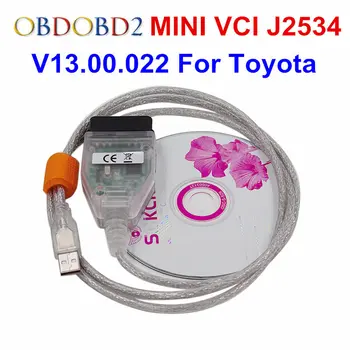 Newest V13.00.022 Mini VCI For TIS Techstream Standard OBD2 Communication Interface MINI-VCI Car Diagnostic Cable And Connector
Newest V13.00.022 Mini VCI For TIS Techstream Standard OBD2 Communication Interface MINI-VCI Car Diagnostic Cable And Connector