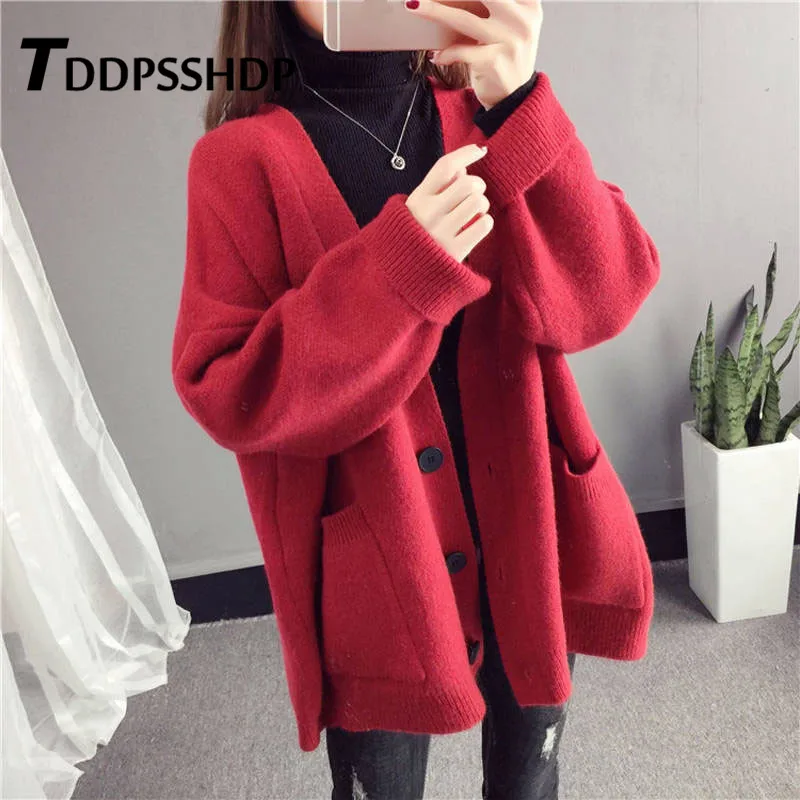 2019 Spring Knitted Women Sweater Cardigan Beige Khaki Red Blue Color Female Casual Sweaters
2019 Spring Knitted Women Sweater Cardigan Beige Khaki Red Blue Color Female Casual Sweaters