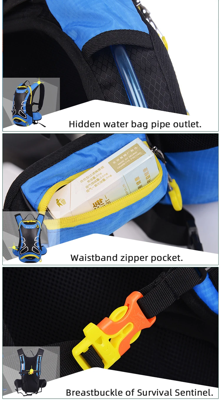 Perfect TANLUHU Waterproof Bicycle Bags Cycling Backpack Breathable 12L Ultralight Bike Water Bag outdoor sport Climbing Hydration pack 19
