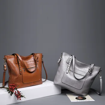 WxfbBaby New popular handbag Fashion alligator genuine leather bag Personality girs's shoulder crossbody bags torebki damskie
WxfbBaby New popular handbag Fashion alligator genuine leather bag Personality girs's shoulder crossbody bags torebki damskie