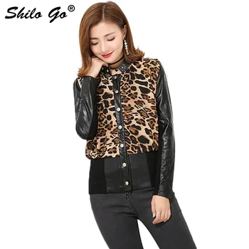 Leopard print Leather Blouse Womens Winter Streetwear sheepskin genuine leather Blouse Casual spliced ruffles Chiffon blouse
Leopard print Leather Blouse Womens Winter Streetwear sheepskin genuine leather Blouse Casual spliced ruffles Chiffon blouse