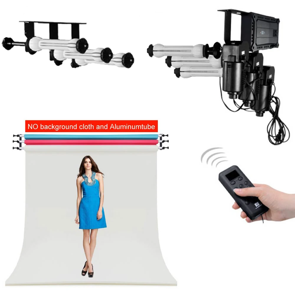 Photo Ptudio Equipment 3 Roller Wall / Ceiling Mount Motorized Electric Background Backdrop Photography Support System
Photo Ptudio Equipment 3 Roller Wall / Ceiling Mount Motorized Electric Background Backdrop Photography Support System