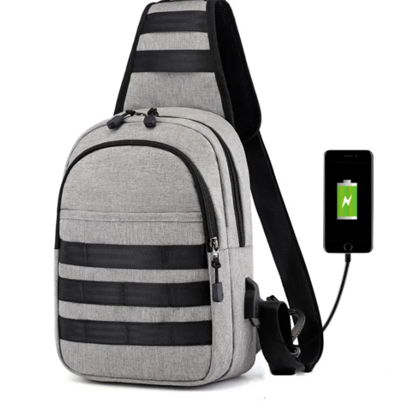 Alena Culian Small USB Charge Men's Polyester Shoulder Bag Waterproof Striped Crossbody Bags Front Pocket Male Travel Chest Bag
Alena Culian Small USB Charge Men's Polyester Shoulder Bag Waterproof Striped Crossbody Bags Front Pocket Male Travel Chest Bag