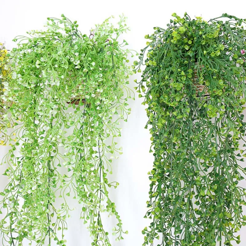 Green Artificial Plant Silk Rattan Wall Flower Plant Wedding Decoration Party Supply Fake Flowers Vine Home Garden Decor 85cm
Green Artificial Plant Silk Rattan Wall Flower Plant Wedding Decoration Party Supply Fake Flowers Vine Home Garden Decor 85cm