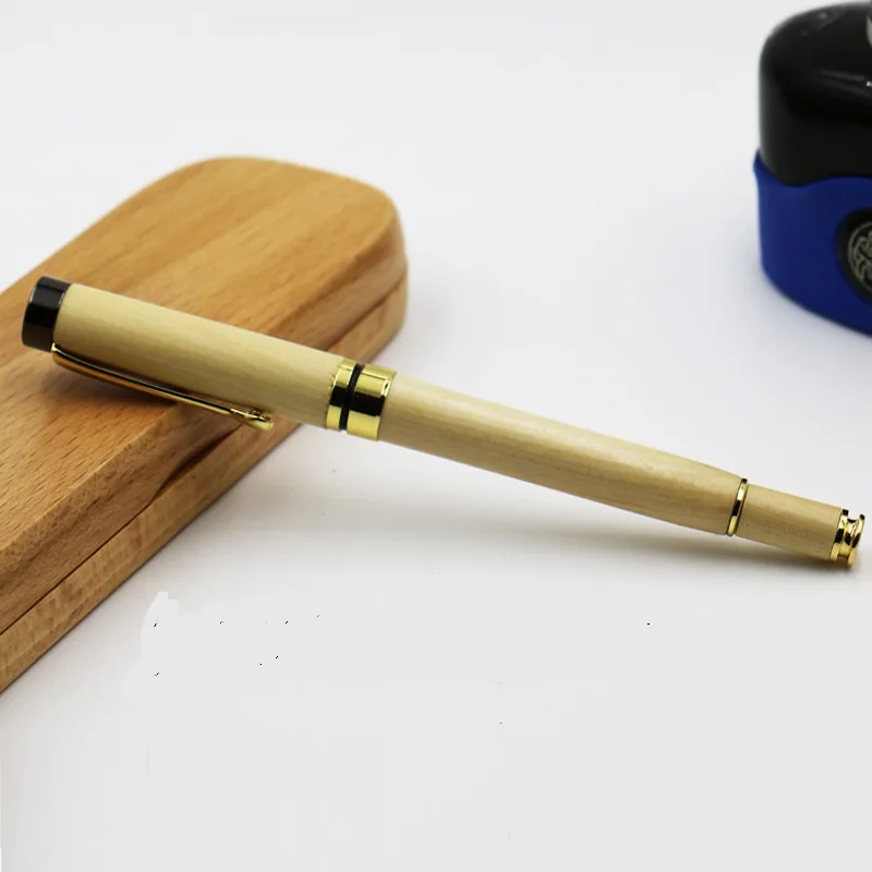 Wood signature pen original color creative new Maple gel pen & fountain pen wood gift set 2 types for choice
Wood signature pen original color creative new Maple gel pen & fountain pen wood gift set 2 types for choice