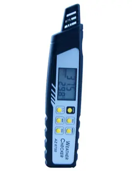 AZ-8750 environment detection instrument, heat index meter, measure temperature / humidity /dew point / atmospheric pressure..
AZ-8750 environment detection instrument, heat index meter, measure temperature / humidity /dew point / atmospheric pressure..