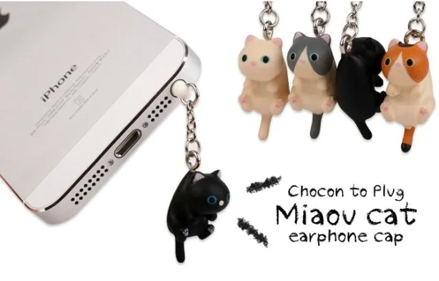 kpop kawaii original quality Chi's cat Anti dust plug for cell phone ks cute anime ear jack earphone cap
kpop kawaii original quality Chi's cat Anti dust plug for cell phone ks cute anime ear jack earphone cap