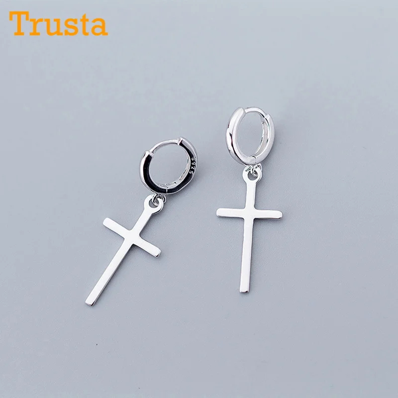 Trusta 100% 925 Solid Sterling Silver Geometric 3cmX1.1cm Cross Ear Cuff Clip Earrings For Women Fashion Earings Jewelry DS834
Trusta 100% 925 Solid Sterling Silver Geometric 3cmX1.1cm Cross Ear Cuff Clip Earrings For Women Fashion Earings Jewelry DS834
