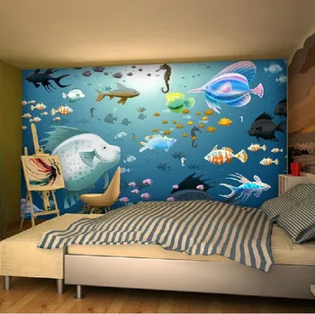 3d Papel de parede 3d Cartoon murals Fish Sea world 3d wall photo Mural Wallpaper for baby Kids room 3d wall fresco
3d Papel de parede 3d Cartoon murals Fish Sea world 3d wall photo Mural Wallpaper for baby Kids room 3d wall fresco