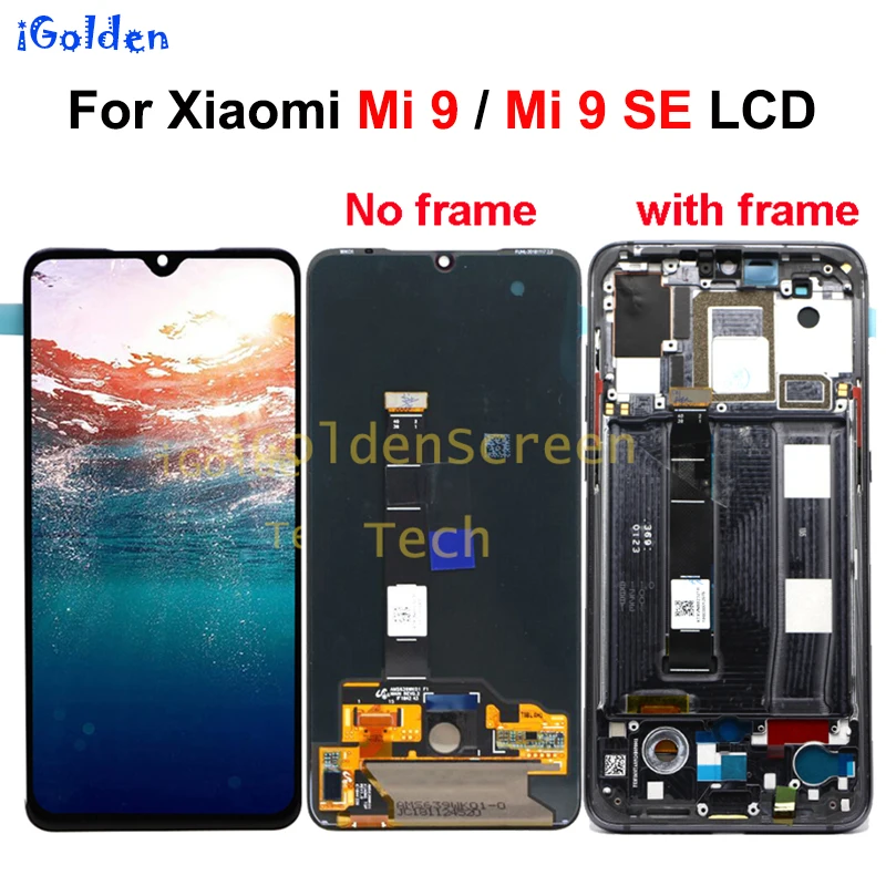 6.39" Amoled Xiaomi Mi 9 LCD xiaomi MI9 Display Digitizer Assembly Touch Screen M1903F For Xiaomi Mi9 Mi9 SE LCD display Replace
6.39" Amoled Xiaomi Mi 9 LCD xiaomi MI9 Display Digitizer Assembly Touch Screen M1903F For Xiaomi Mi9 Mi9 SE LCD display Replace