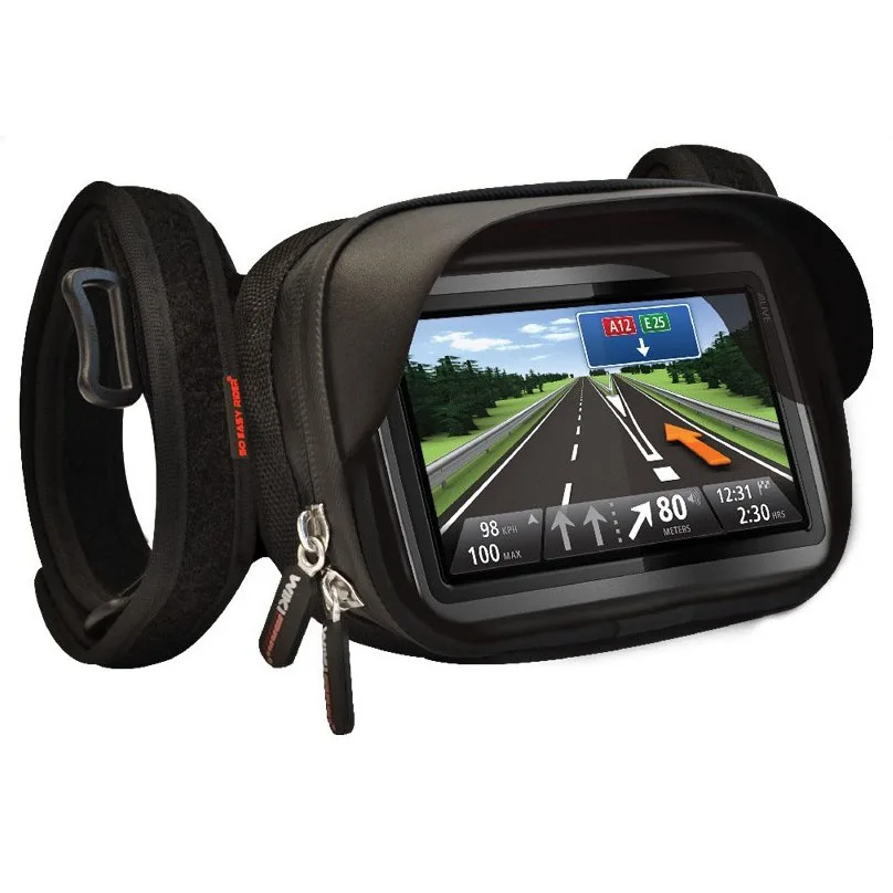 

SoEasyRider V6G GPS Mount holder case for 6 inch TOMTOM Magellan GARMIN GPS Tablet to tie on motorcycle,waterproof with suncap