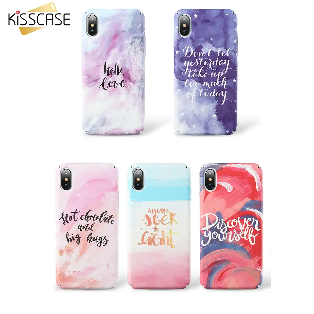 Kisscase 電話ケース Iphone 6 S 6 ケースかわいいパターンガーリー Fundas キャパハード Iphone 6 6 S 7 8 プラス Xr Xs Xs 最大 Gooum