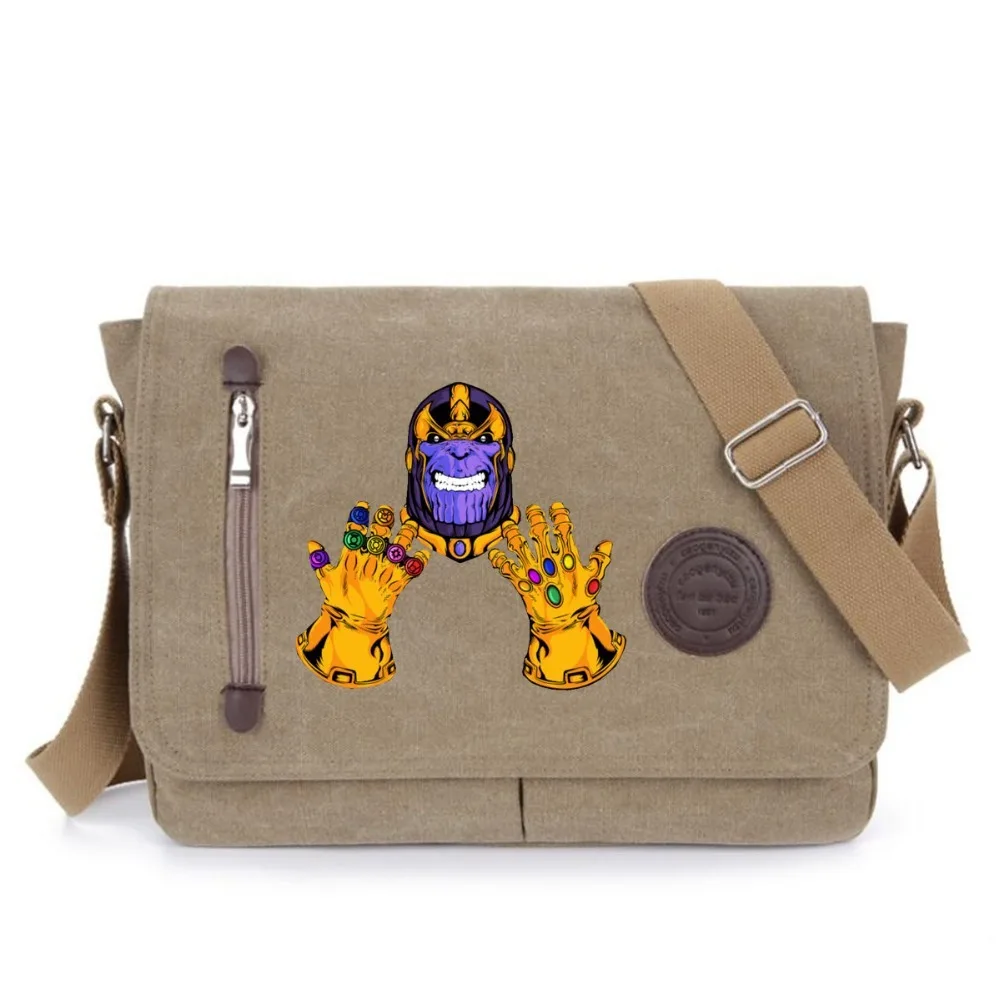 Marvel comic The Avengers Infinity War shoulder bag Messenger Bag Boys Girls Thanos Print student book Bag mens women Travel Bag
Marvel comic The Avengers Infinity War shoulder bag Messenger Bag Boys Girls Thanos Print student book Bag mens women Travel Bag