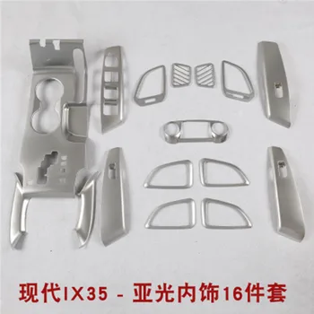 Car-Styling ABS Chrome Car-Covers Center Console Control Panel Cover Sticker Interior Accessories For Hyundai IX35 Car Styling 
Car-Styling ABS Chrome Car-Covers Center Console Control Panel Cover Sticker Interior Accessories For Hyundai IX35 Car Styling