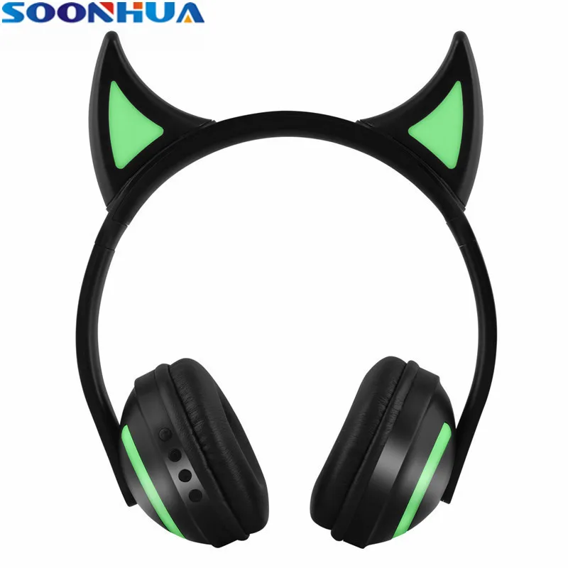SOONHUA Pretty Animal Ear Luminous LED Wireless Bluetooth Headphone Hifi HD Stereo Sound Earphone Waterproof Headset With Mic
SOONHUA Pretty Animal Ear Luminous LED Wireless Bluetooth Headphone Hifi HD Stereo Sound Earphone Waterproof Headset With Mic