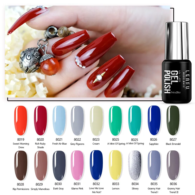 Modelones Shiny Color Gel Nail Polish Hot Sale 120 Colors Led Nail Gel Hybrid Varnish Long Lasting Soak Off UV Nail Enamel
Modelones Shiny Color Gel Nail Polish Hot Sale 120 Colors Led Nail Gel Hybrid Varnish Long Lasting Soak Off UV Nail Enamel