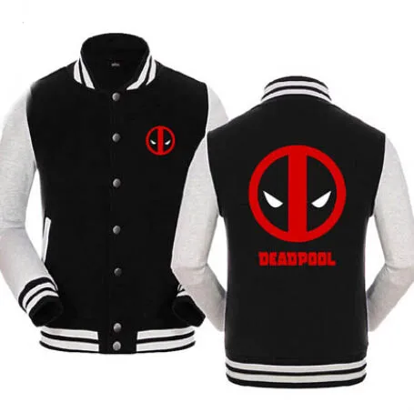 Deadpool Hoodies The Avengers Film Hooded Winter cotton baseball Coats Jackets Men Sweatshirt Free shipping
Deadpool Hoodies The Avengers Film Hooded Winter cotton baseball Coats Jackets Men Sweatshirt Free shipping