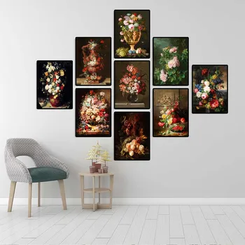 Vinsonlou Home Decoration Poster Prints Wall Art Canvas Paintings Picture Classical flower antique still life oil painting Pink
Vinsonlou Home Decoration Poster Prints Wall Art Canvas Paintings Picture Classical flower antique still life oil painting Pink
