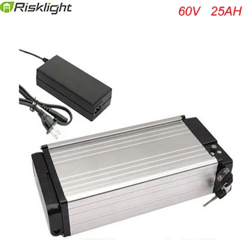Rear Rack Type 60V 25Ah Electric Bicycle lithium Battery Pack with BMS and 2A Charger
Rear Rack Type 60V 25Ah Electric Bicycle lithium Battery Pack with BMS and 2A Charger