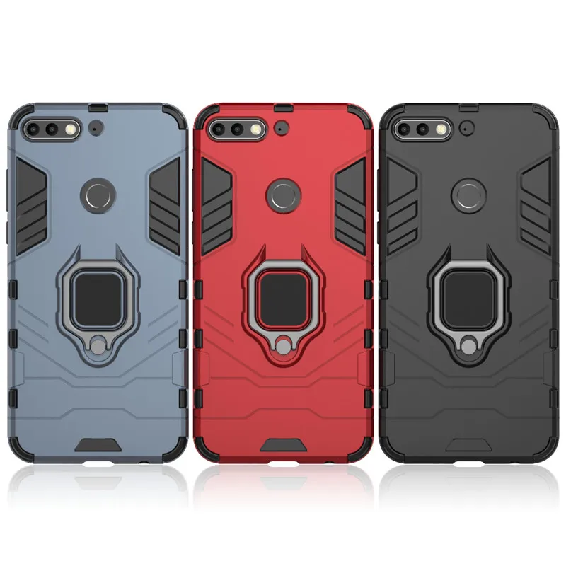 Luxury Bracket Finger Ring Hard Plastic Case for Huawei honor 7C AUM-L41 case 5.7 inch cover for huawei honor 7C 7 C Stand case
Luxury Bracket Finger Ring Hard Plastic Case for Huawei honor 7C AUM-L41 case 5.7 inch cover for huawei honor 7C 7 C Stand case