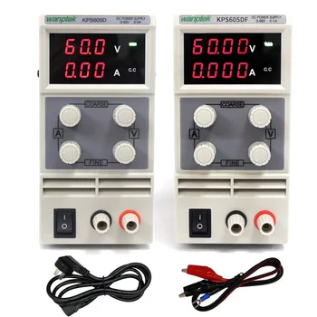 KPS605D/DF Mini Adjustable Digital DC Laboratory Switching Power Supply 60V/5A Adjustable High Precision Double LED Power Supply
KPS605D/DF Mini Adjustable Digital DC Laboratory Switching Power Supply 60V/5A Adjustable High Precision Double LED Power Supply