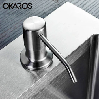 OKAROS Kitchen Liquid Soap Dispensers Plastic Bottle Kitchen Sink Replacement 304 Stainlesss Steel Brushed Deck Soap Dispensers
OKAROS Kitchen Liquid Soap Dispensers Plastic Bottle Kitchen Sink Replacement 304 Stainlesss Steel Brushed Deck Soap Dispensers