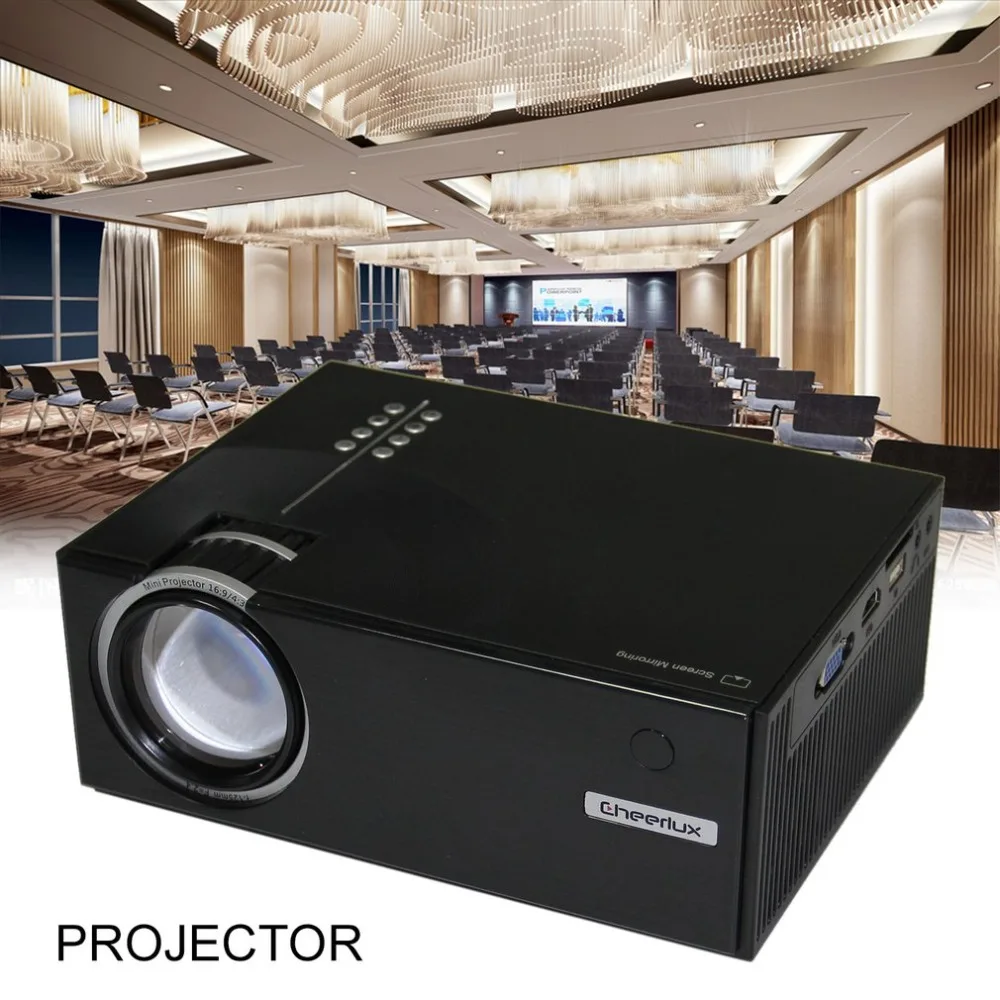 Home Projector Mini Miniature Portable 1080P HD Projection Mini LED Projector For Home Theater Entertainment Uk-Black
Home Projector Mini Miniature Portable 1080P HD Projection Mini LED Projector For Home Theater Entertainment Uk-Black