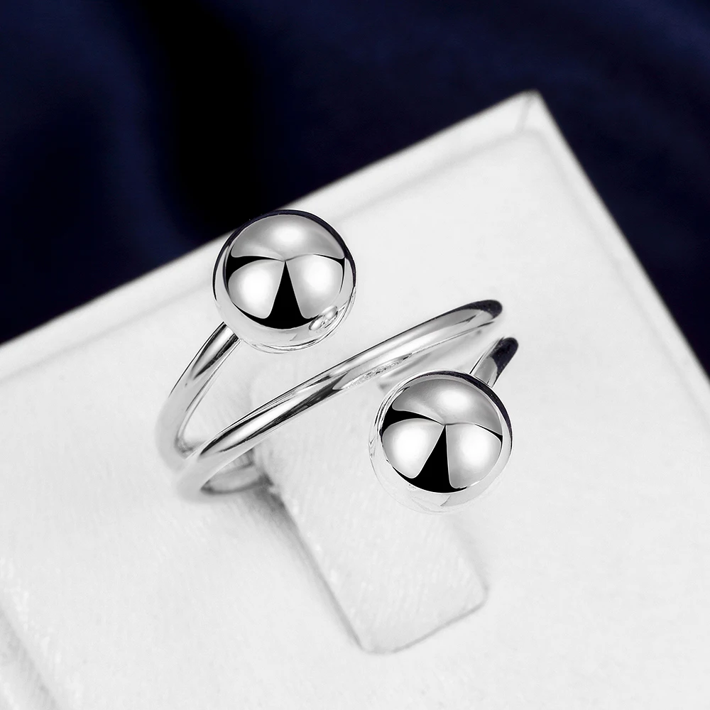 Wholesale Silver-plated Ring,Silver Fashion Jewelry,Double Ball Beads Women&Men Gift Silver Jewelry Finger Rings
Wholesale Silver-plated Ring,Silver Fashion Jewelry,Double Ball Beads Women&Men Gift Silver Jewelry Finger Rings