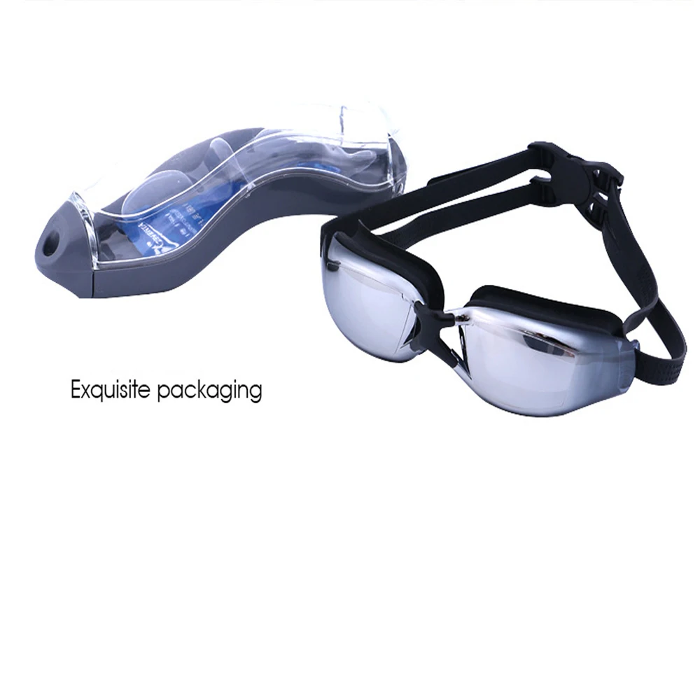 Waterproof and anti-fog HD swimming goggles men and women large frame plating myopia swimming glasses flat swimming glasses
Waterproof and anti-fog HD swimming goggles men and women large frame plating myopia swimming glasses flat swimming glasses