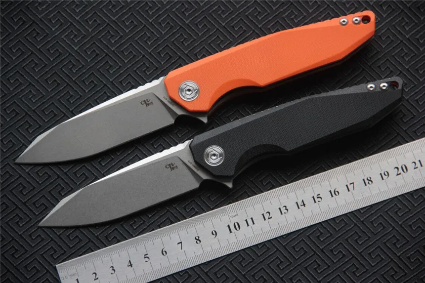 New CH3004-G10 Folding EDC Knife D2 Blade G10 Handle Pocket Ball Bearing Utility Outdoor Camping Tactical Knife Hand Tool
New CH3004-G10 Folding EDC Knife D2 Blade G10 Handle Pocket Ball Bearing Utility Outdoor Camping Tactical Knife Hand Tool