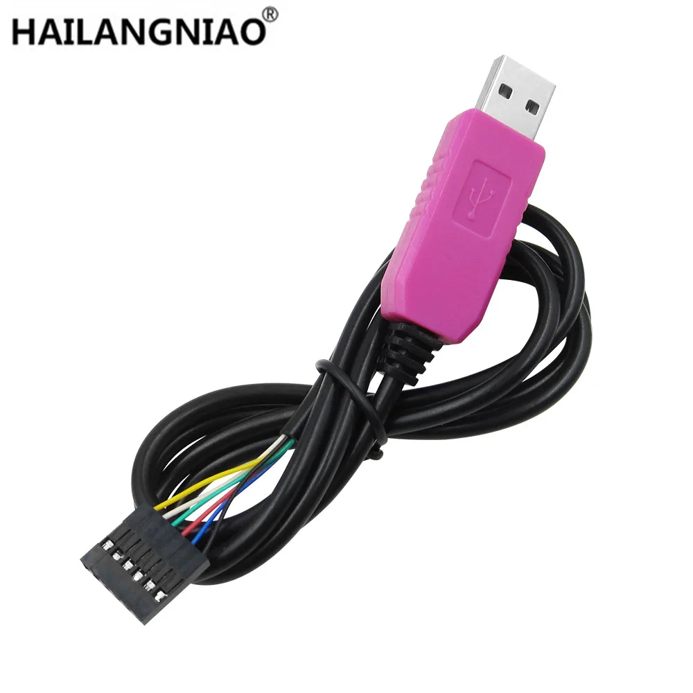 1PCS PL2303HXD HXD 6Pin USB TTL RS232 Convert Serial Cable Compatible for Win XP/VISTA/7/8
1PCS PL2303HXD HXD 6Pin USB TTL RS232 Convert Serial Cable Compatible for Win XP/VISTA/7/8