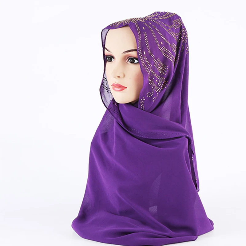 2019 Woman hijab Rhinestone Chiffon Popular Shawls Scarf Headband Muslim Hijab Turban 14 Colors Plain Hijabs Free Shipping
2019 Woman hijab Rhinestone Chiffon Popular Shawls Scarf Headband Muslim Hijab Turban 14 Colors Plain Hijabs Free Shipping